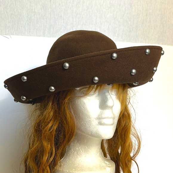 Vintage Lily J by Eric Javits brown wool hat main image 7